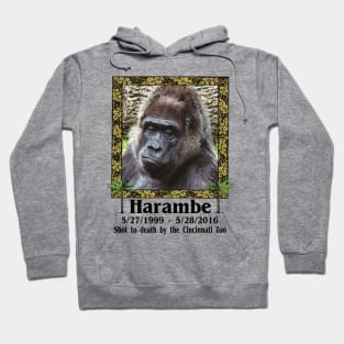 Harambe Memorial Rest In Peace You Were A Good Gorilla You Didn't Deserve That Hoodie
